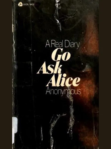 Go Ask Alice, cover of another edition (the Methuen 1972 cover is not yet photographed)