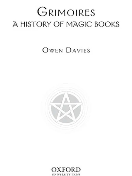 Grimoires first edition cover, Oxford University Press 2009