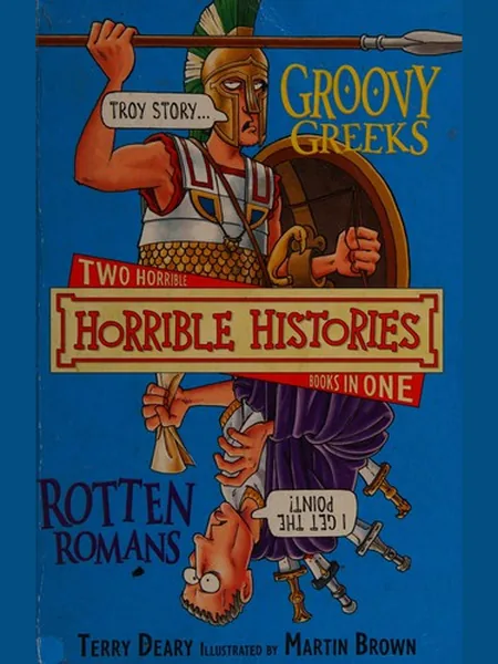 Groovy Greeks cover, Scholastic 2009