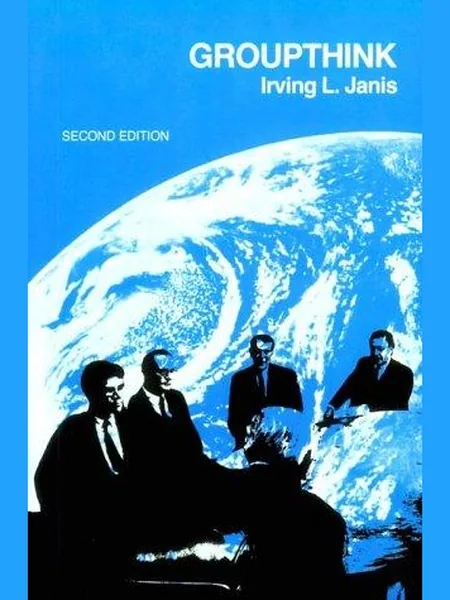 Groupthink first edition cover, Houghton Mifflin 1982