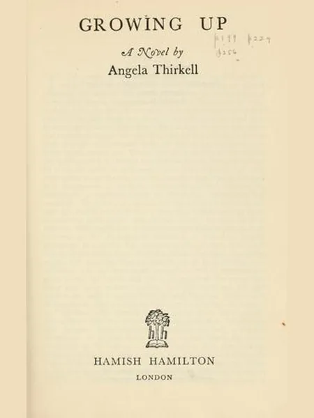 Growing Up first edition cover, Hamish Hamilton 1943