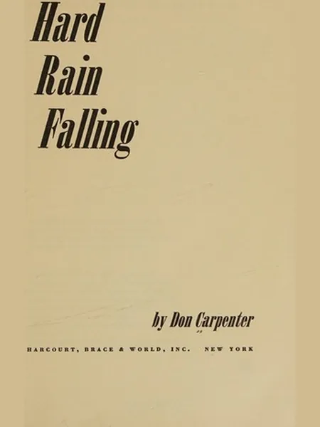 Hard Rain Falling cover