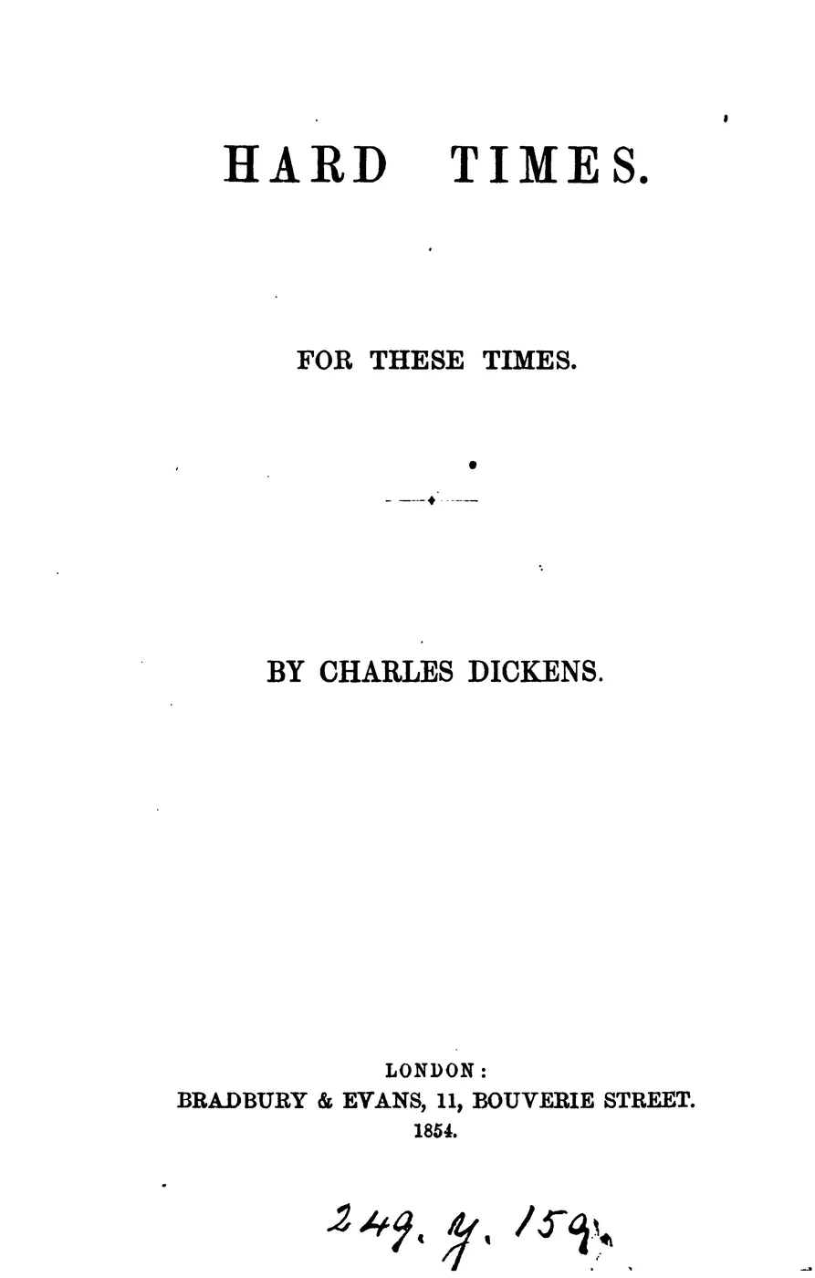 Hard Times cover