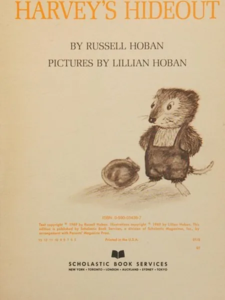 Harvey's Hideout cover