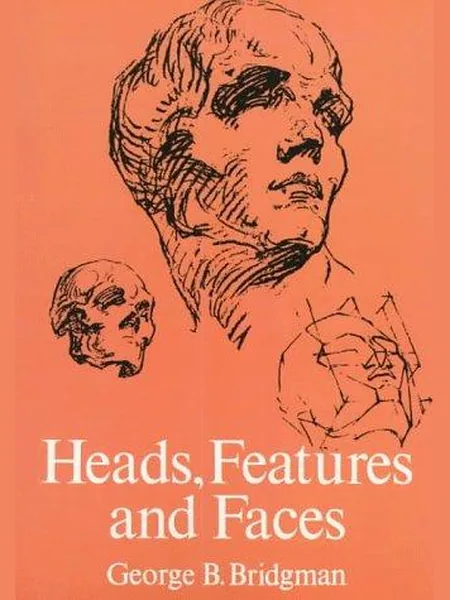 Heads, Features and Faces first edition cover, Dover Publications 1974