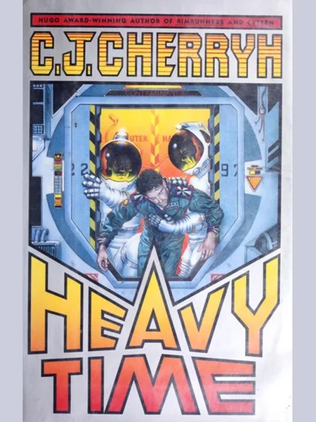 Heavy Time, cover of another edition (the New Eng.Lib 1991 cover is not yet photographed)