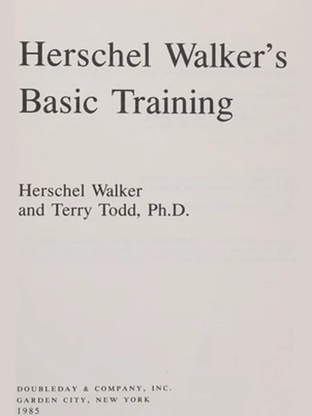 Herschel Walker's Basic Training cover