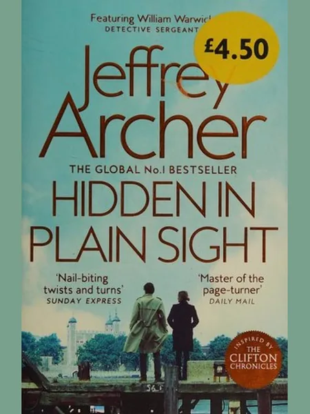 Hidden in Plain Sight cover, Pan Books 2021