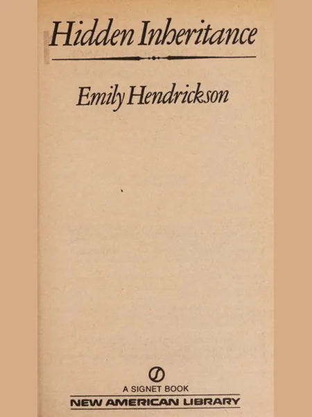 Hidden Inheritance cover