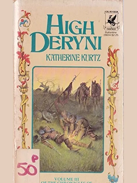 High Deryni first edition cover, Ballantine Books 1973
