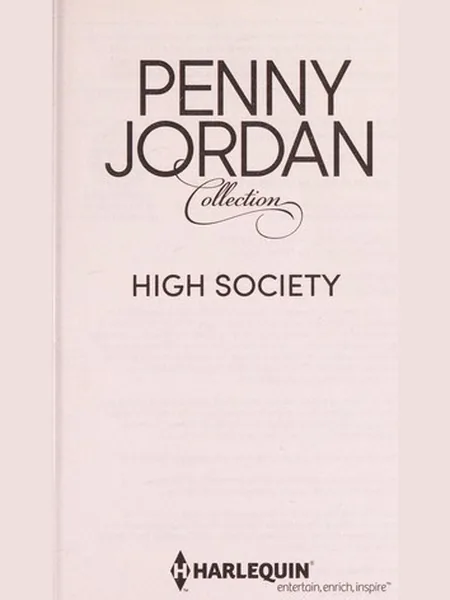 High Society cover, Harlequin 2012