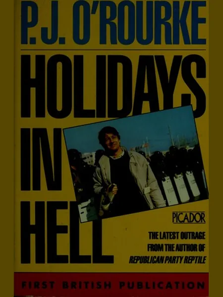Holidays in Hell cover, Picador 1989