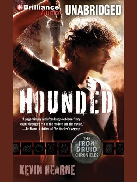 Hounded, cover of the Brilliance Audio, 2011 edition (the Little, Brown 2011 cover is not yet photographed)