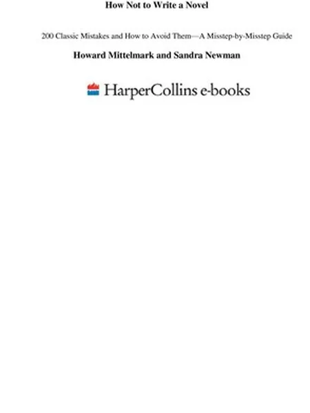 How Not to Write a Novel cover