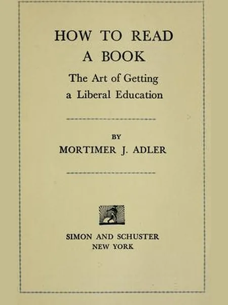 How to Read a Book cover