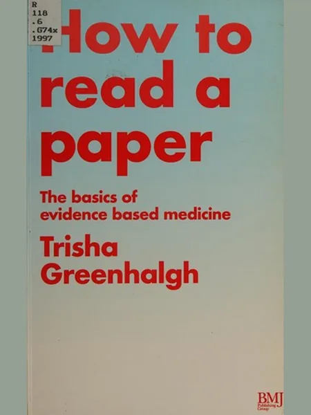 How to Read a Paper cover