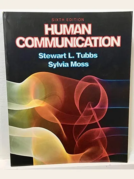 Human Communication, cover of another edition (the Random House 1974 cover is not yet photographed)