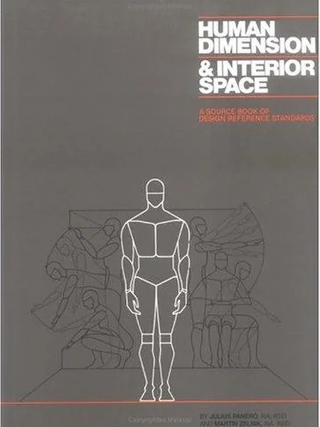 Human Dimension and Interior Space, cover of another edition (the Architectural Press 1980 cover is not yet photographed)