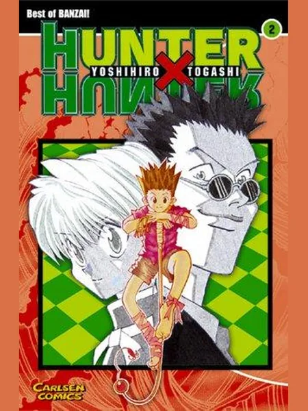 Hunter × Hunter, Volume 2, cover of the Carlsen, 2003 edition (the SHONEN JUMP ADVANCED 2005 cover is not yet photographed)