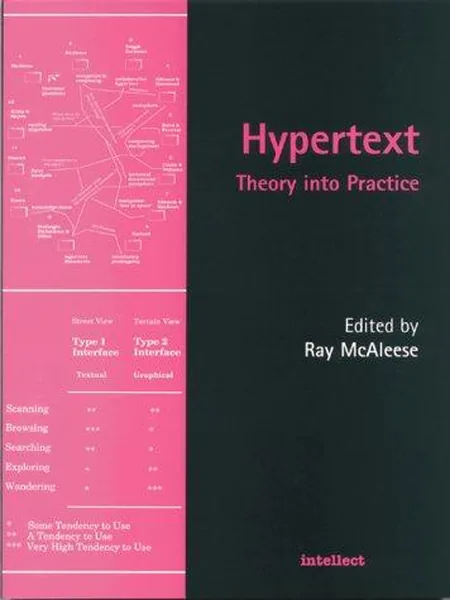 Hypertext, cover of another edition (the Ablex Pub. Co 1989 cover is not yet photographed)
