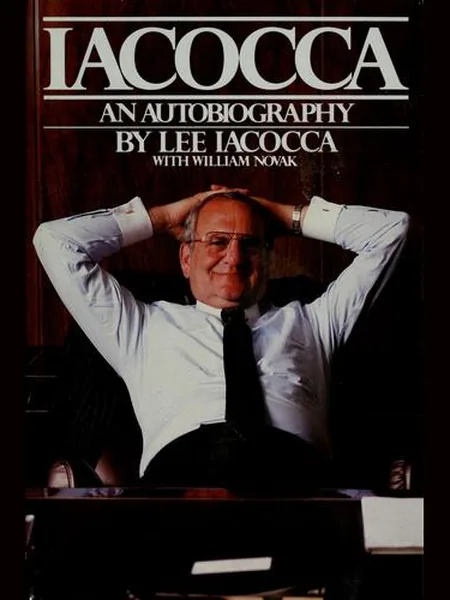 Iacocca, cover of another edition (the Sidgwick & Jackson 1985 cover is not yet photographed)