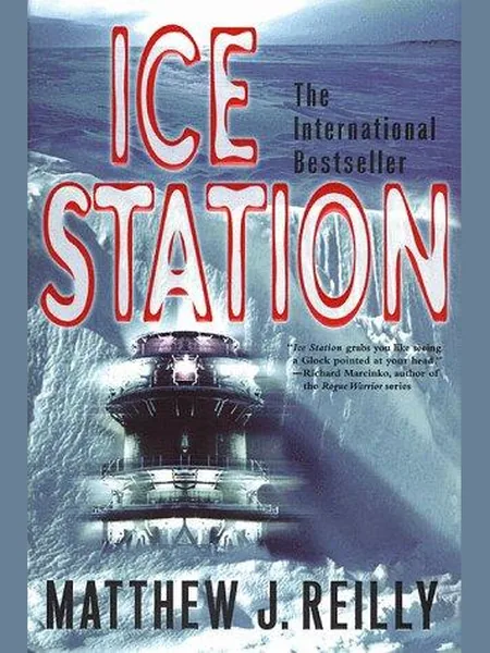 Ice Station first edition cover, St. Martin's Press 1999