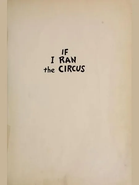 If I Ran the Circus cover