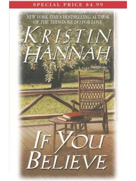 Ifyou Believe, cover of another edition (the G.K. Hall 1994 cover is not yet photographed)