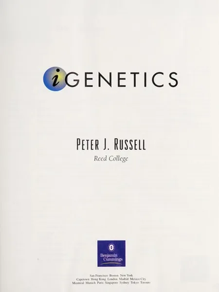 iGenetics cover