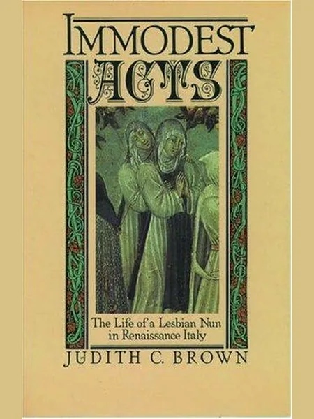 Immodest Acts first edition cover, Oxford University Press 1985