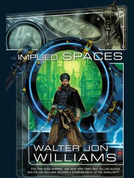 Implied Spaces first edition cover, Night Shade Books 2008