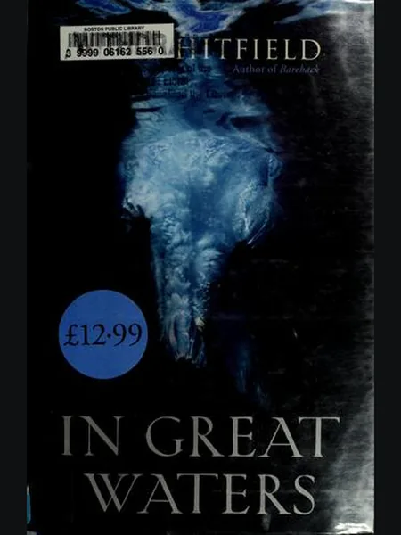 In Great Waters first edition cover, Jonathan Cape 2009