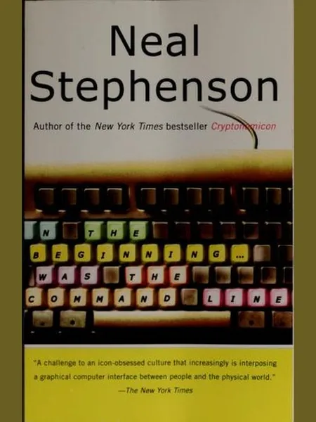 In the Beginning...Was the Command Line, cover of another edition (the Tandem Library 1999 cover is not yet photographed)