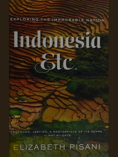 Indonesia Etc, cover of another edition (the Granta Books 2014 cover is not yet photographed)