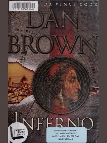 Inferno cover, Doubleday 2013