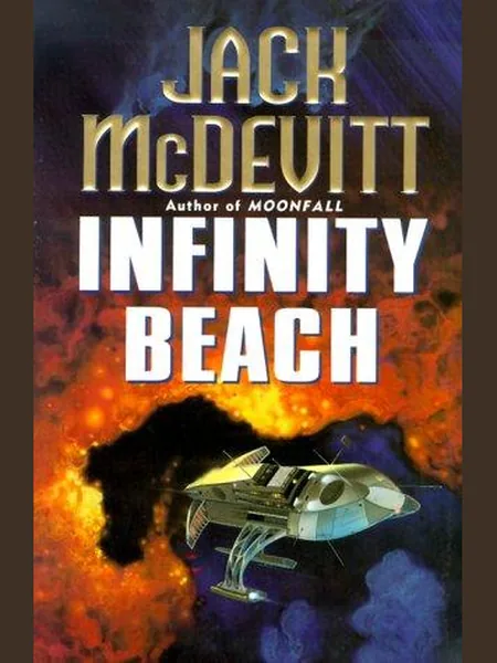 Infinity Beach first edition cover, HarperPrism 2000