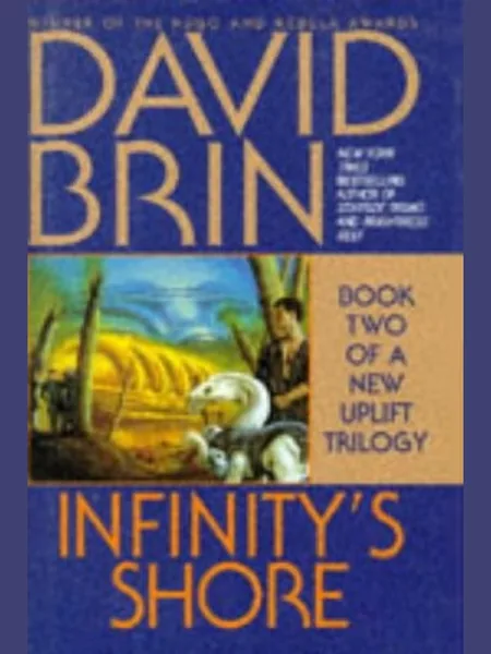 Infinity's Shore first edition cover, Bantam Books 1996