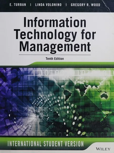 Information Technology for Management cover