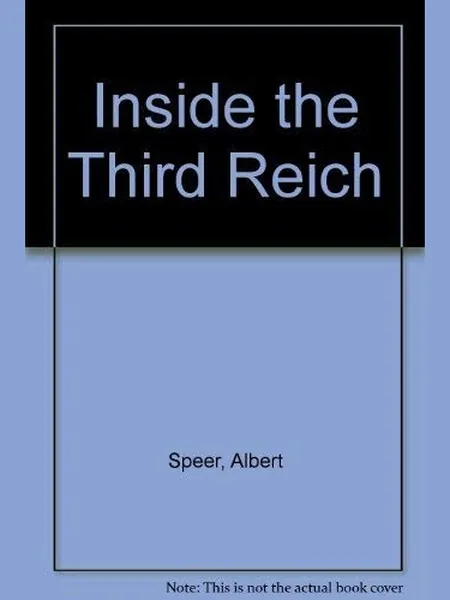 Inside the Third Reich cover