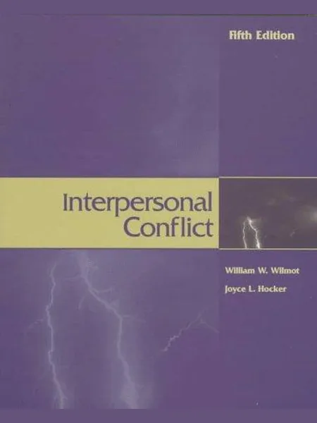 Interpersonal Conflict first edition cover, McGraw-Hill 1998