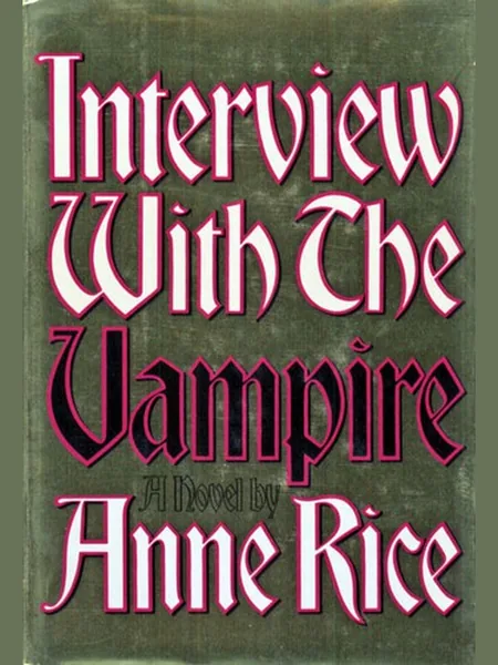 Interview With the Vampire cover, Knopf 1976