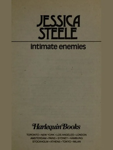 Intimate Enemies cover