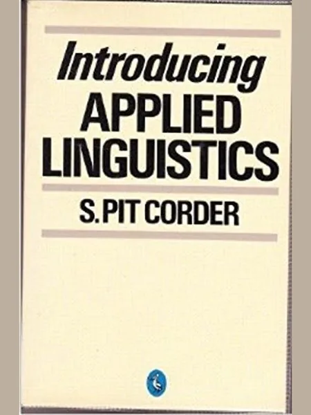 Introducing Applied Linguistics cover
