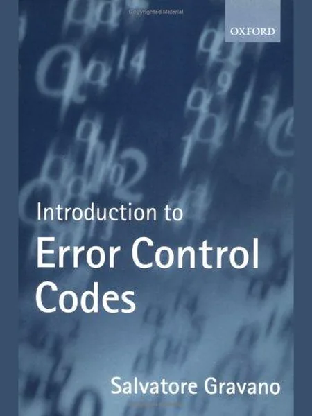 Introduction to Error Control Codes cover