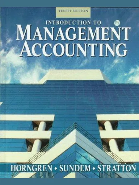 Introduction to Management Accounting cover