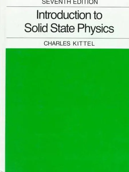 Introduction to Solid State Physics cover