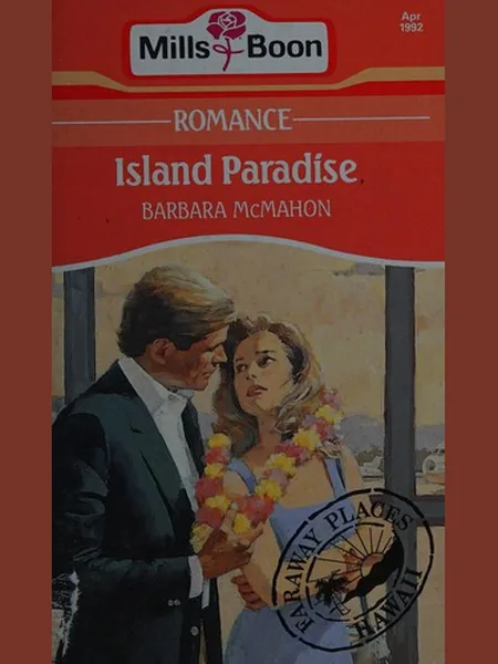 Island Paradise, cover of another edition (the Mills & Boon 1992 cover is not yet photographed)