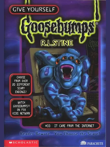 It Came From the Internet cover, Scholastic 2001