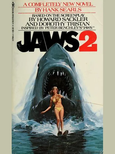 Jaws 2 cover, Bantam Books 1978