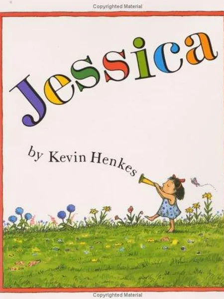 Jessica, cover of another edition (the Viking Kestrel 1990 cover is not yet photographed)